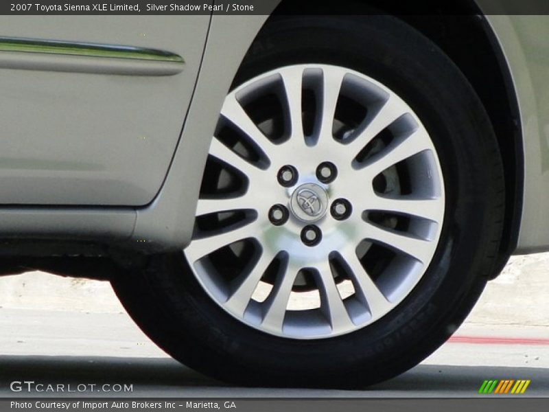 Silver Shadow Pearl / Stone 2007 Toyota Sienna XLE Limited