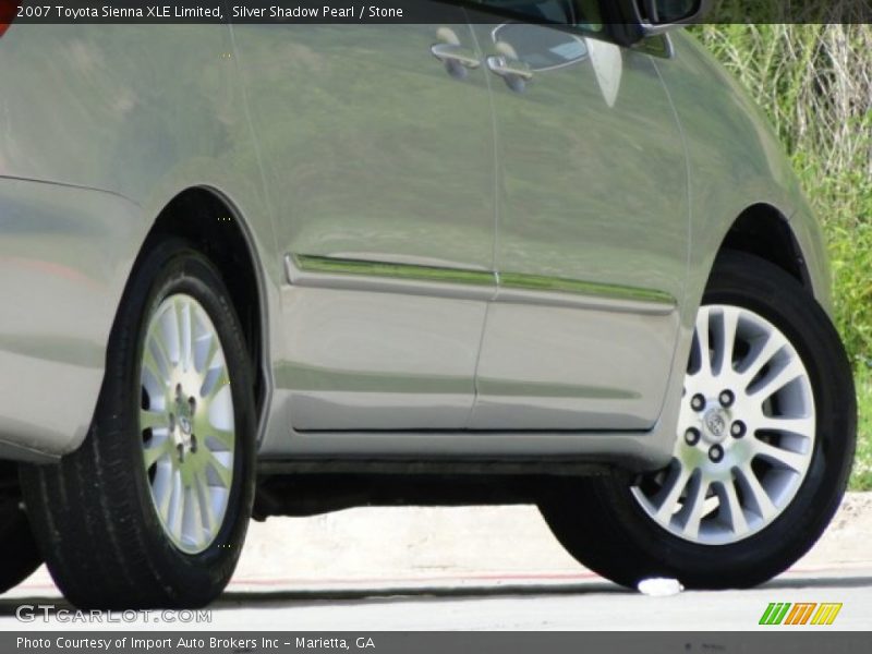 Silver Shadow Pearl / Stone 2007 Toyota Sienna XLE Limited