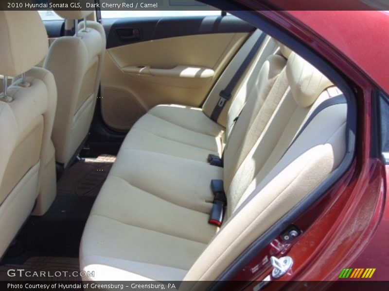 Dark Cherry Red / Camel 2010 Hyundai Sonata GLS