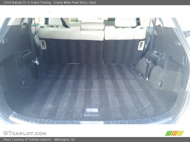 Crystal White Pearl Mica / Sand 2009 Mazda CX-9 Grand Touring