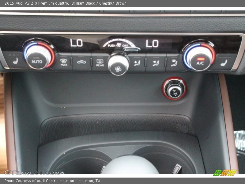 Brilliant Black / Chestnut Brown 2015 Audi A3 2.0 Premium quattro