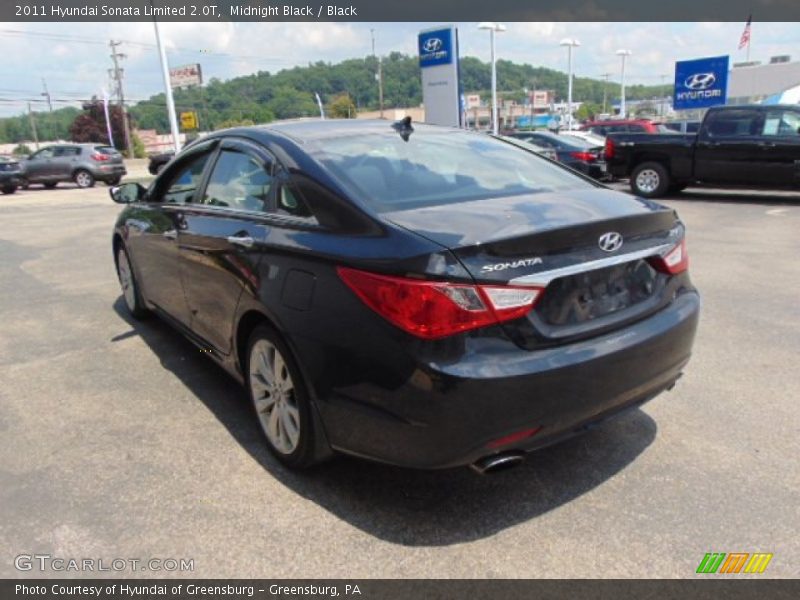 Midnight Black / Black 2011 Hyundai Sonata Limited 2.0T
