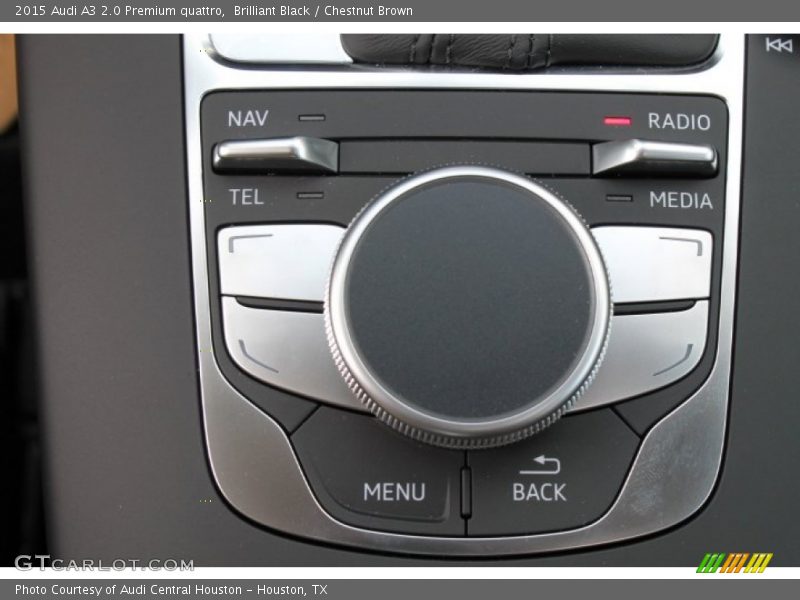Brilliant Black / Chestnut Brown 2015 Audi A3 2.0 Premium quattro