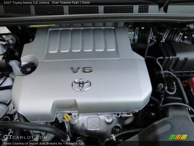 Silver Shadow Pearl / Stone 2007 Toyota Sienna XLE Limited