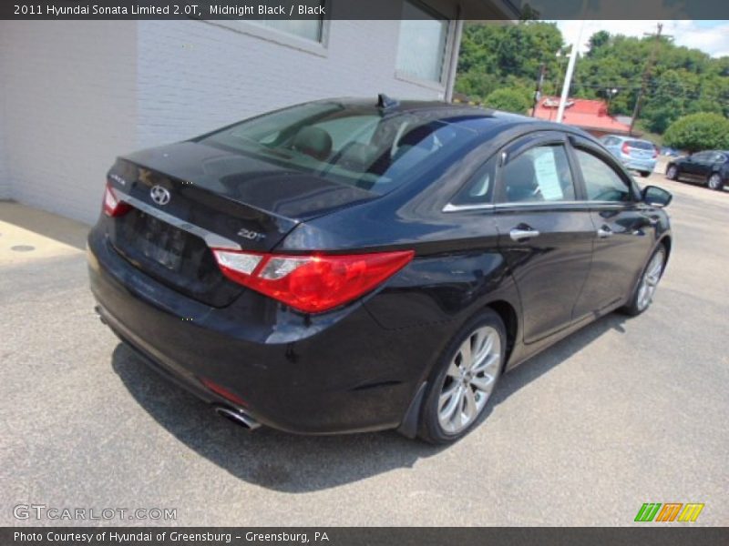 Midnight Black / Black 2011 Hyundai Sonata Limited 2.0T