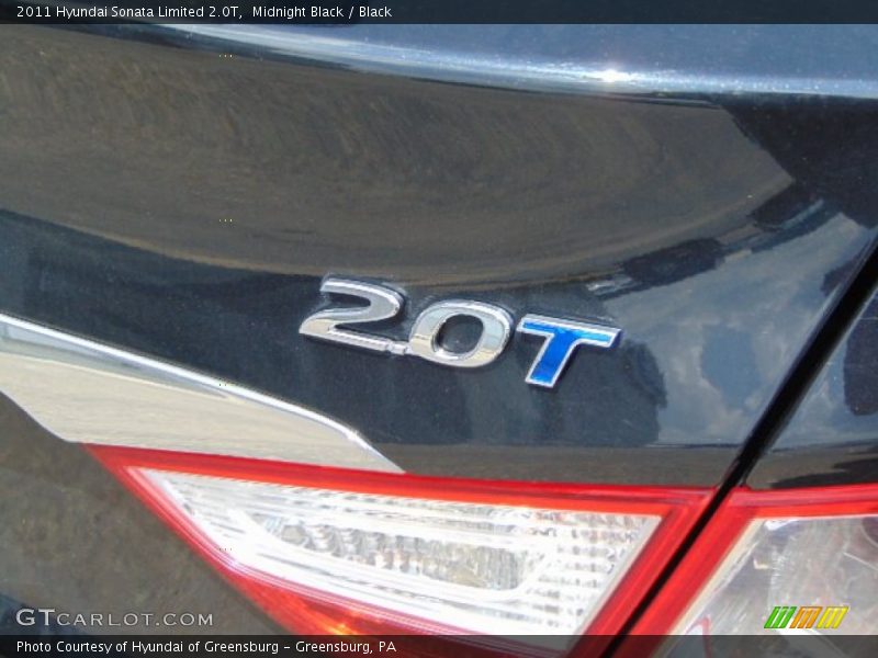 Midnight Black / Black 2011 Hyundai Sonata Limited 2.0T