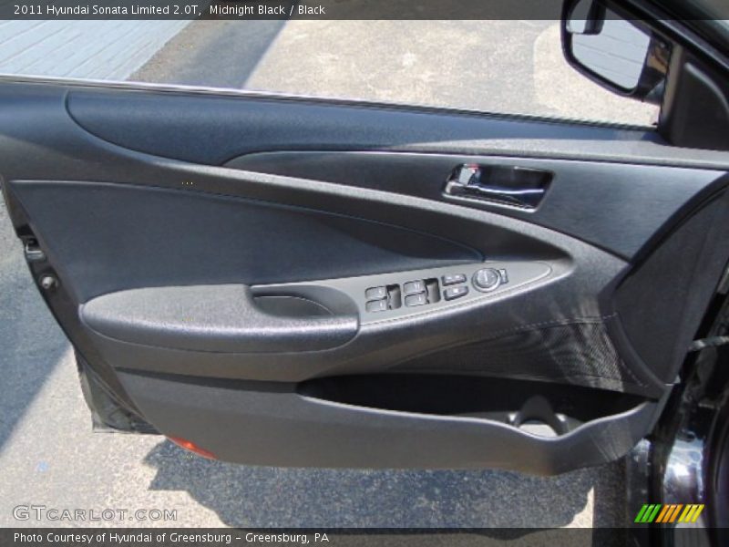Midnight Black / Black 2011 Hyundai Sonata Limited 2.0T