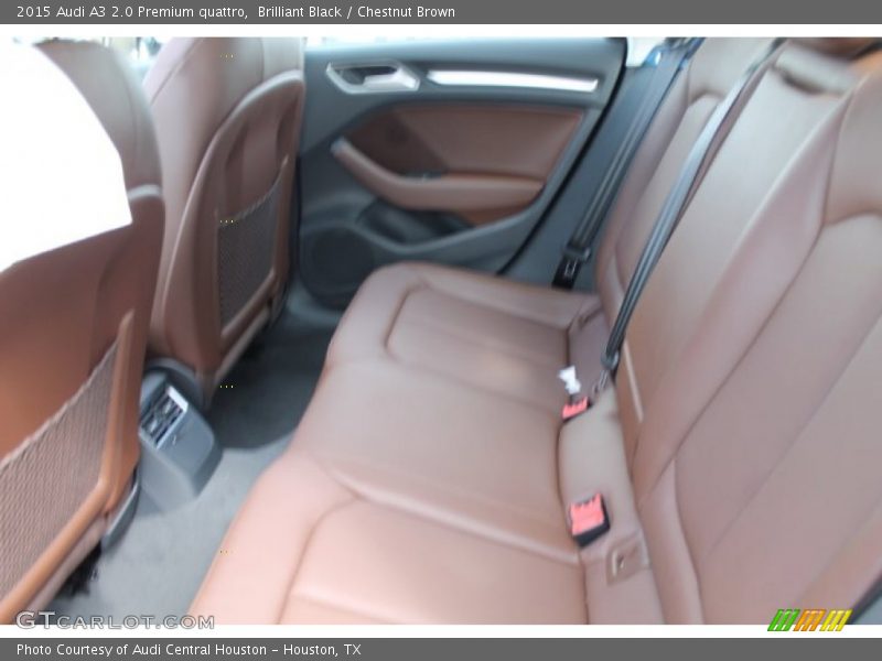Brilliant Black / Chestnut Brown 2015 Audi A3 2.0 Premium quattro