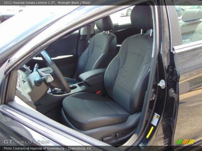 Midnight Black / Black 2011 Hyundai Sonata Limited 2.0T