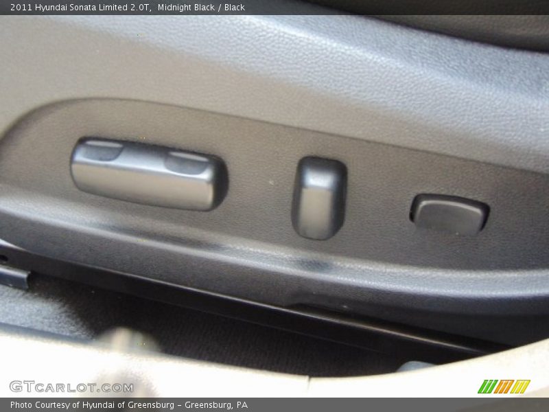 Midnight Black / Black 2011 Hyundai Sonata Limited 2.0T