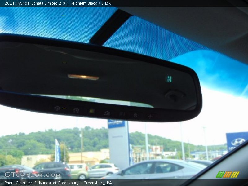 Midnight Black / Black 2011 Hyundai Sonata Limited 2.0T