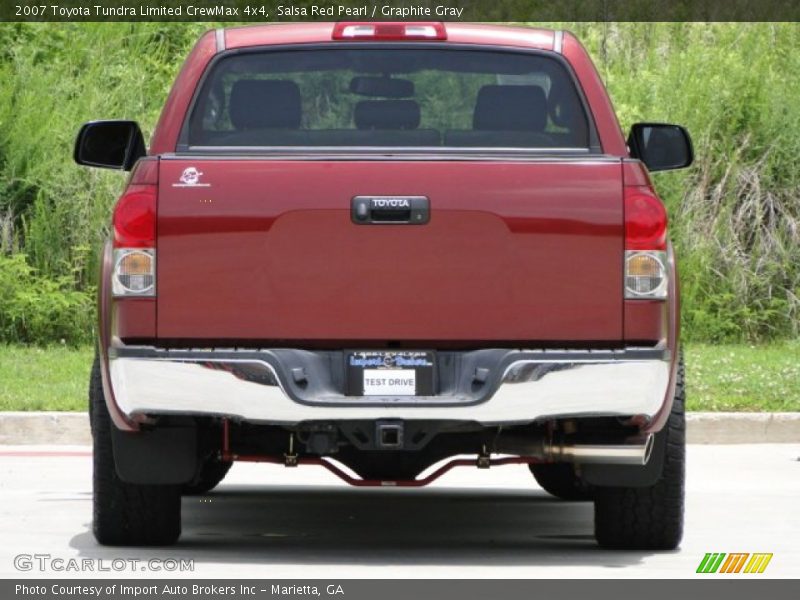 Salsa Red Pearl / Graphite Gray 2007 Toyota Tundra Limited CrewMax 4x4