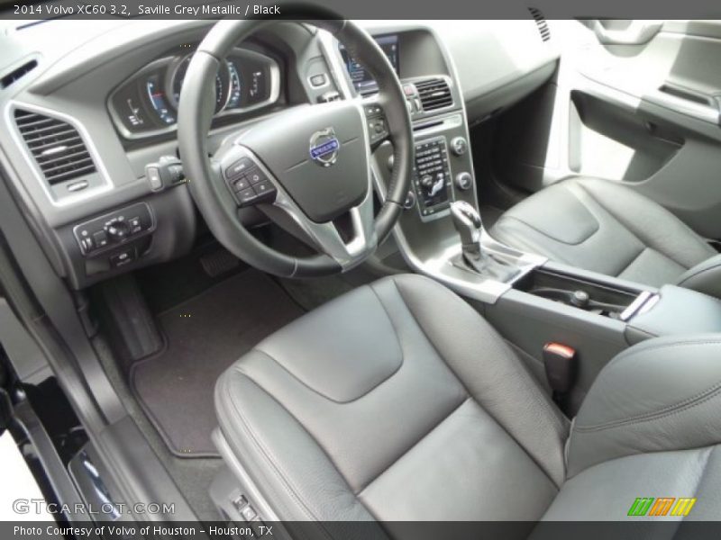 Saville Grey Metallic / Black 2014 Volvo XC60 3.2