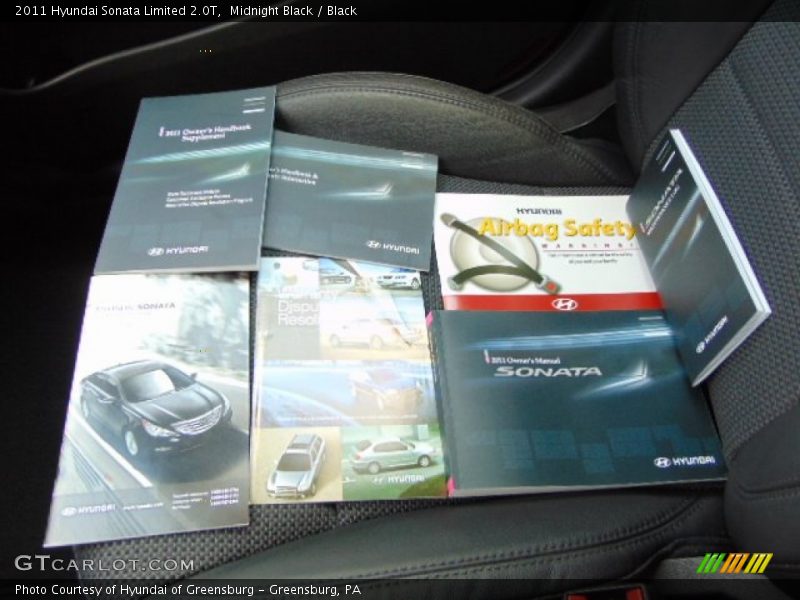 Midnight Black / Black 2011 Hyundai Sonata Limited 2.0T