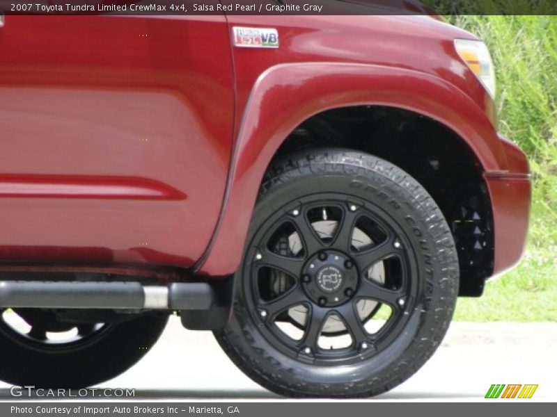 Salsa Red Pearl / Graphite Gray 2007 Toyota Tundra Limited CrewMax 4x4