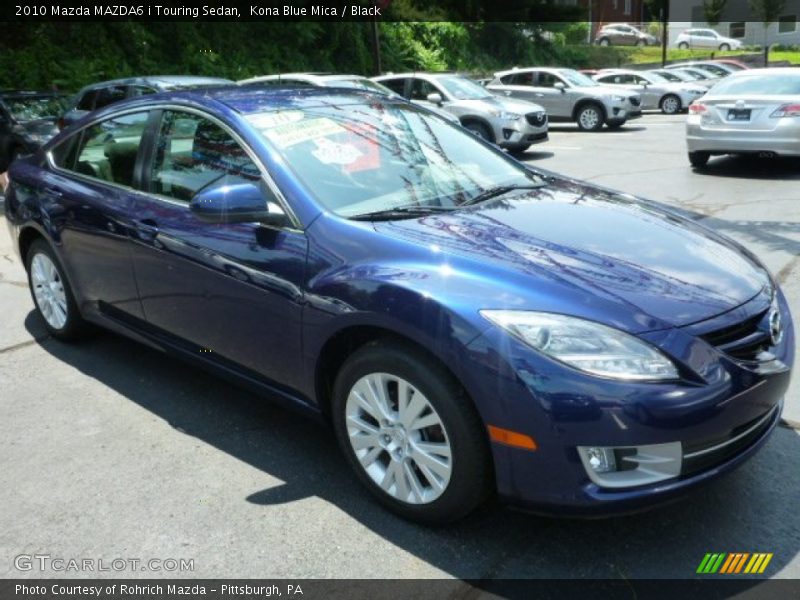 Kona Blue Mica / Black 2010 Mazda MAZDA6 i Touring Sedan