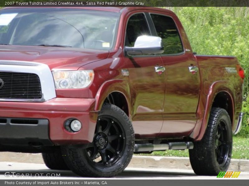 Salsa Red Pearl / Graphite Gray 2007 Toyota Tundra Limited CrewMax 4x4