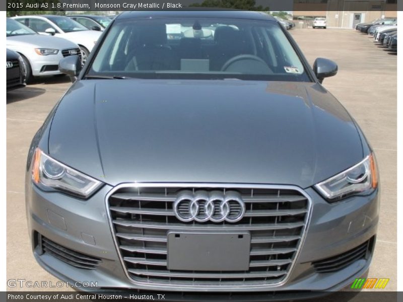 Monsoon Gray Metallic / Black 2015 Audi A3 1.8 Premium