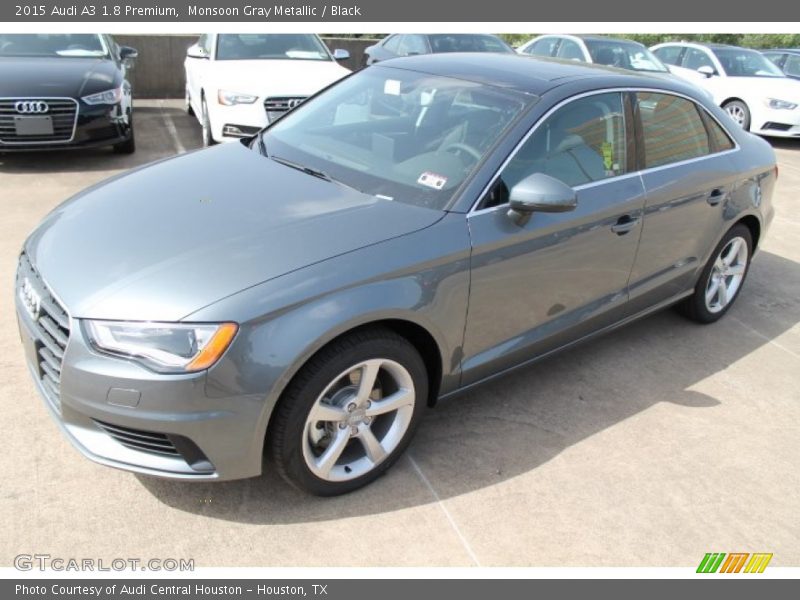 Monsoon Gray Metallic / Black 2015 Audi A3 1.8 Premium