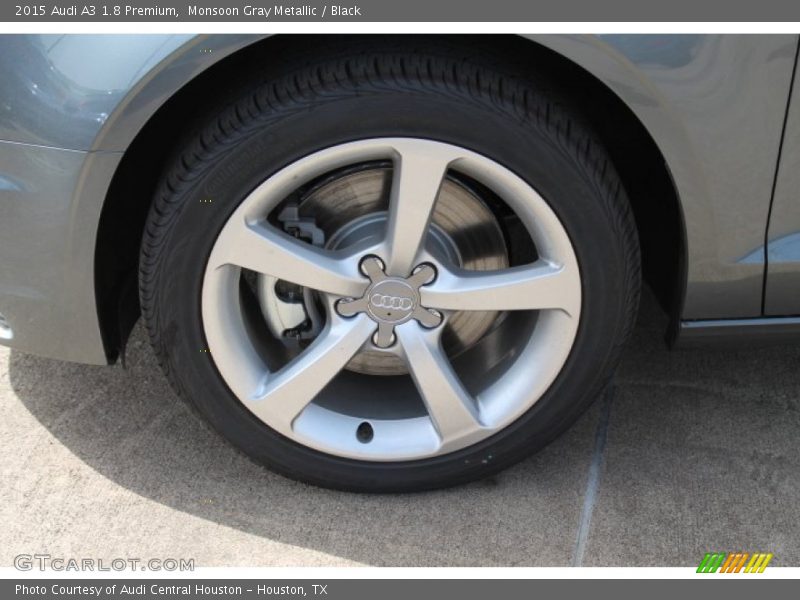 Monsoon Gray Metallic / Black 2015 Audi A3 1.8 Premium