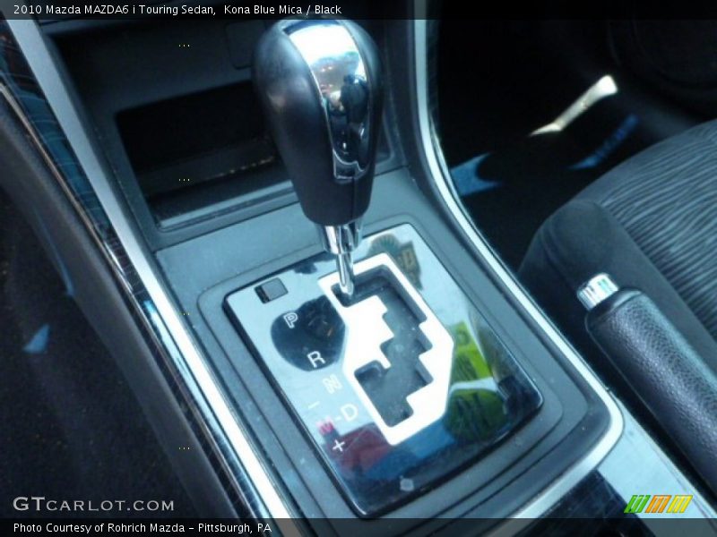 Kona Blue Mica / Black 2010 Mazda MAZDA6 i Touring Sedan