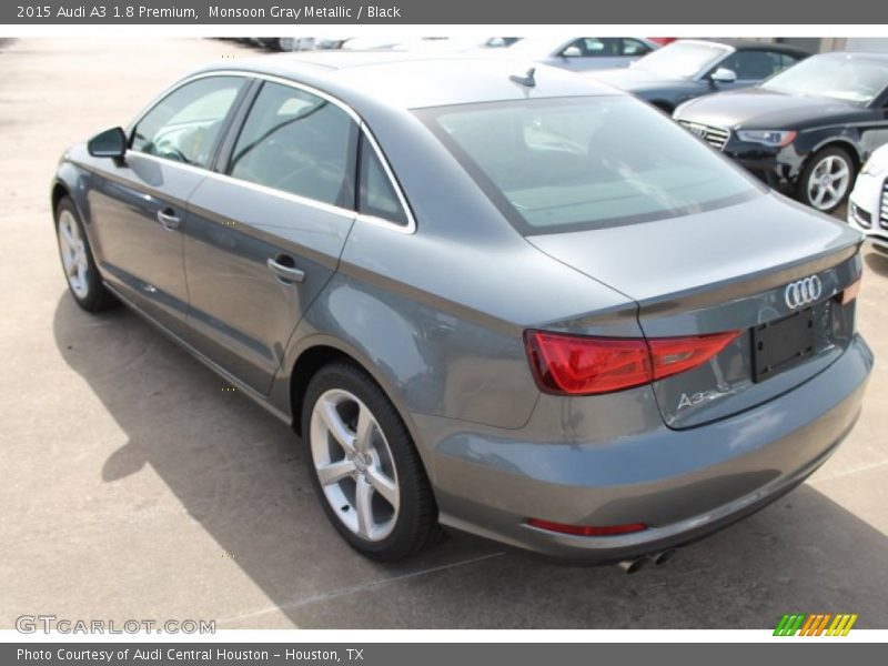 Monsoon Gray Metallic / Black 2015 Audi A3 1.8 Premium