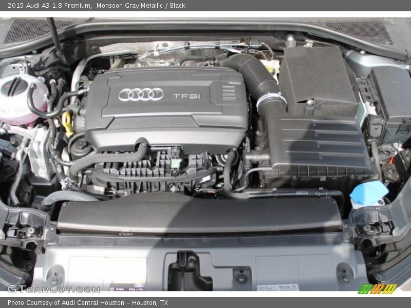 Monsoon Gray Metallic / Black 2015 Audi A3 1.8 Premium