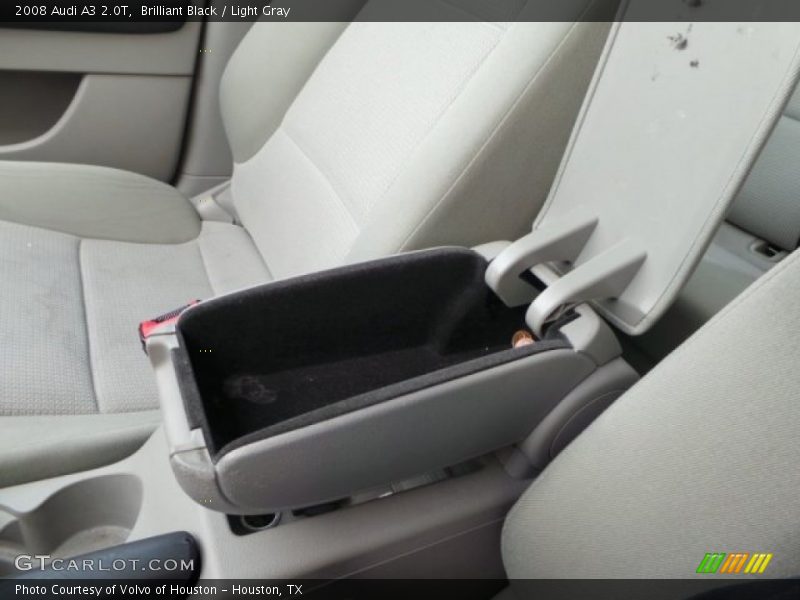 Brilliant Black / Light Gray 2008 Audi A3 2.0T