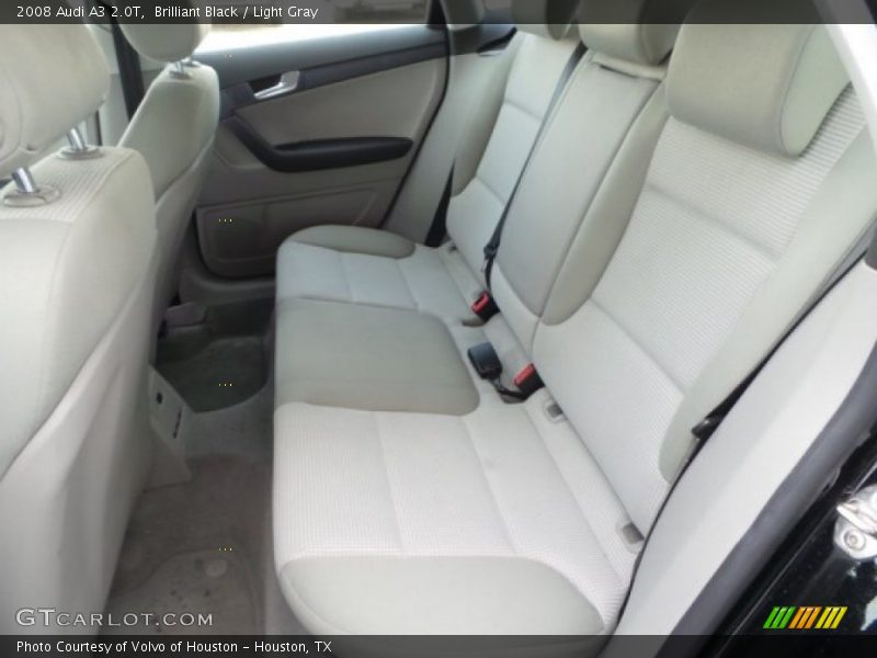 Brilliant Black / Light Gray 2008 Audi A3 2.0T