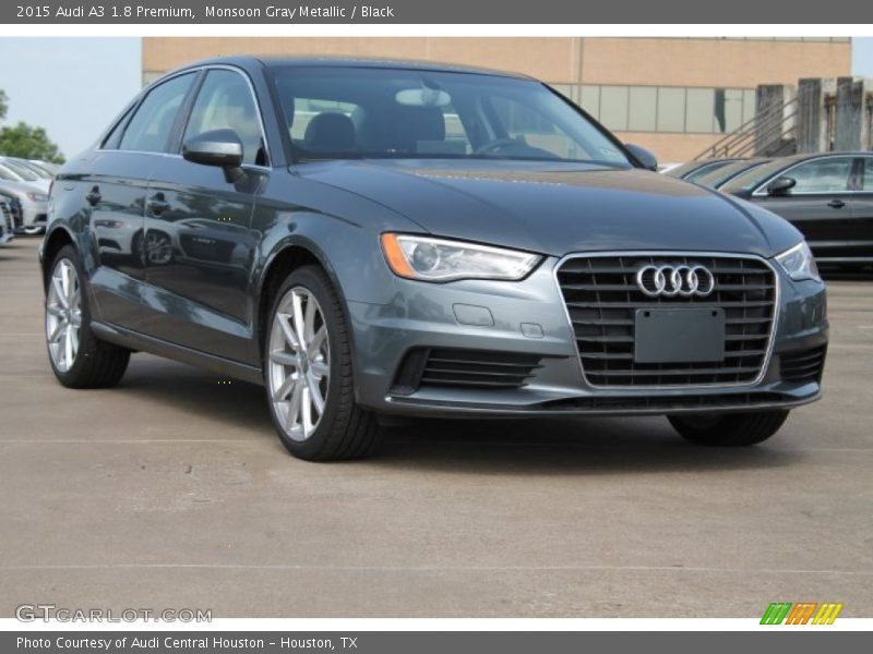 Monsoon Gray Metallic / Black 2015 Audi A3 1.8 Premium