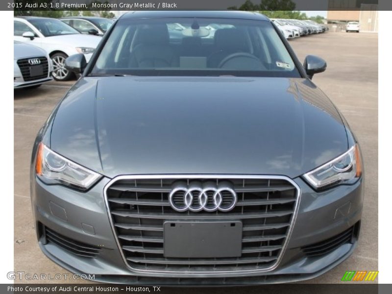 Monsoon Gray Metallic / Black 2015 Audi A3 1.8 Premium