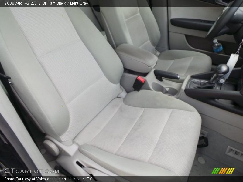 Brilliant Black / Light Gray 2008 Audi A3 2.0T
