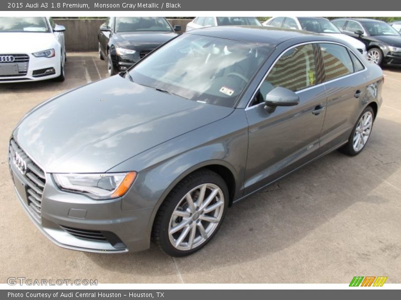 Monsoon Gray Metallic / Black 2015 Audi A3 1.8 Premium