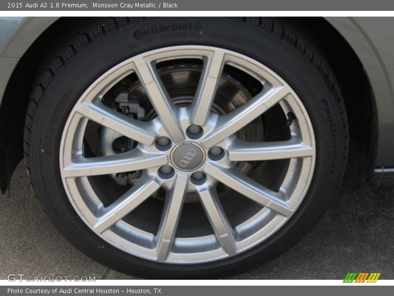 Monsoon Gray Metallic / Black 2015 Audi A3 1.8 Premium