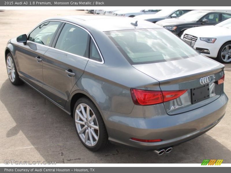 Monsoon Gray Metallic / Black 2015 Audi A3 1.8 Premium