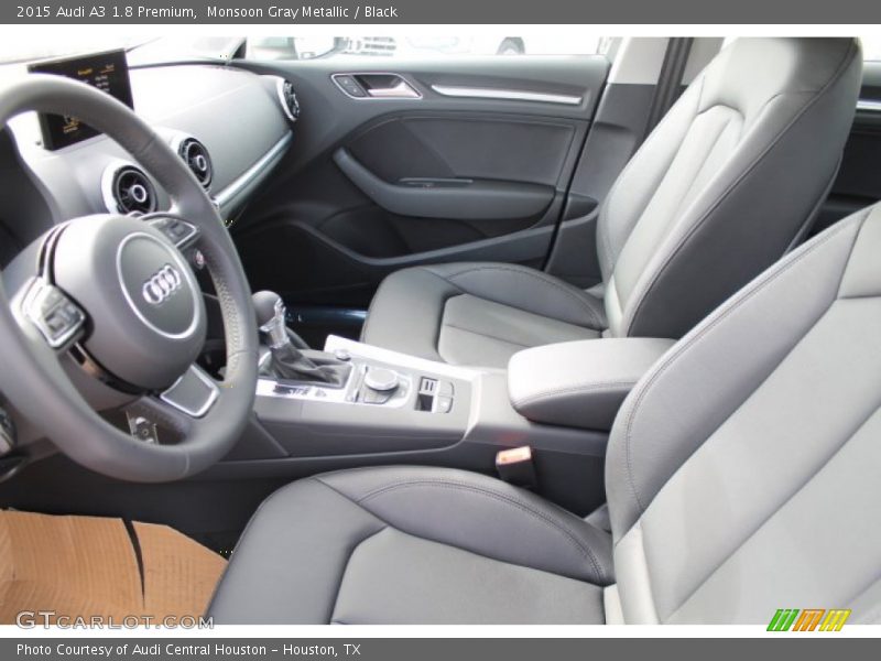 Monsoon Gray Metallic / Black 2015 Audi A3 1.8 Premium