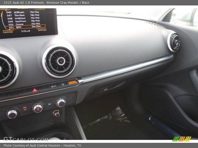 Monsoon Gray Metallic / Black 2015 Audi A3 1.8 Premium