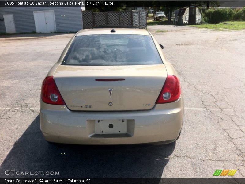 Sedona Beige Metallic / Light Taupe 2005 Pontiac G6 Sedan