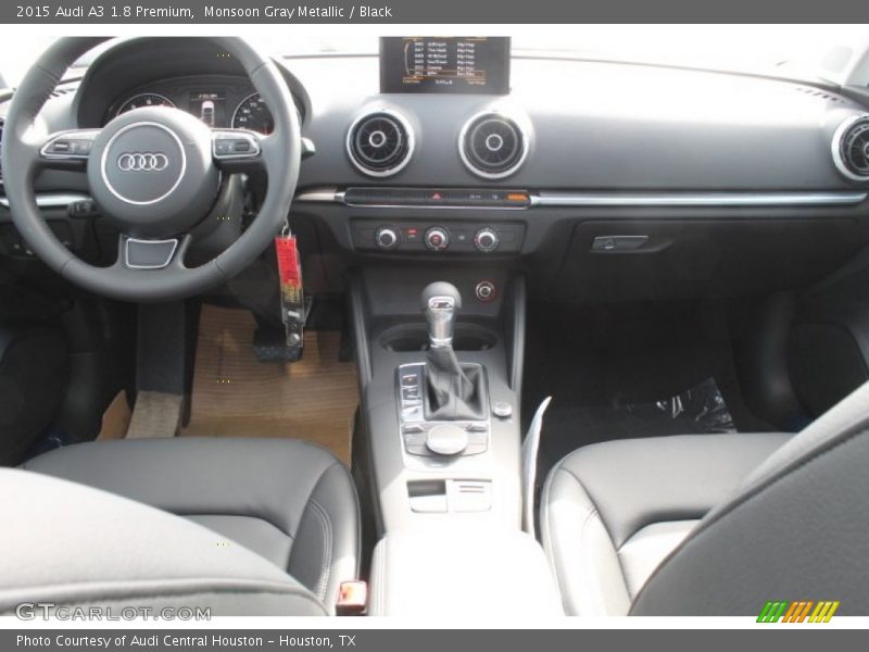 Monsoon Gray Metallic / Black 2015 Audi A3 1.8 Premium