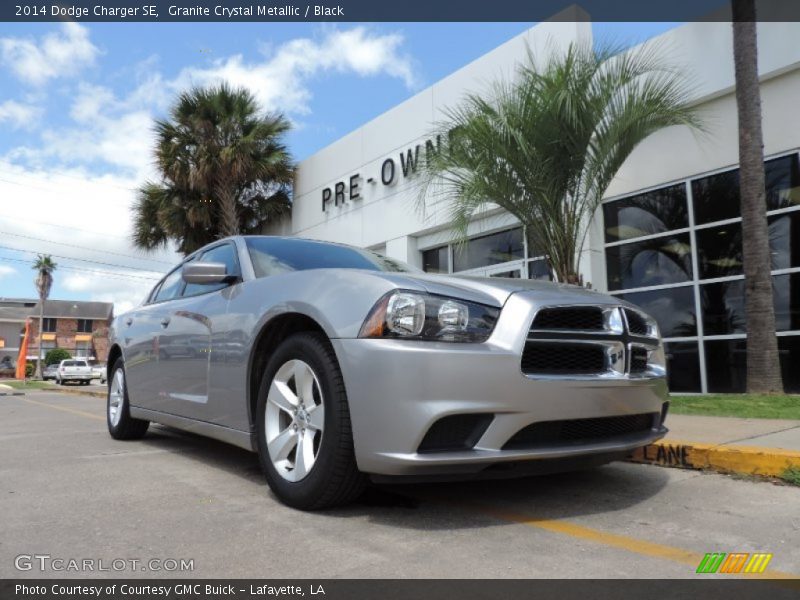 Granite Crystal Metallic / Black 2014 Dodge Charger SE
