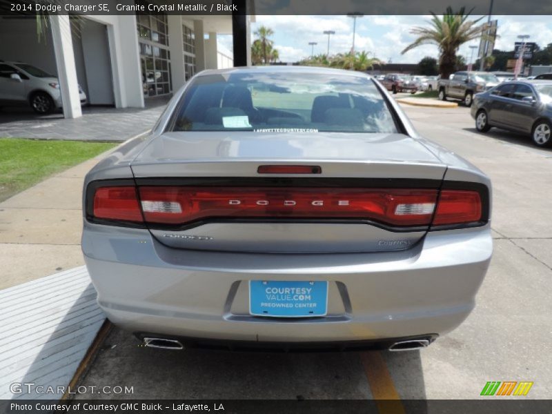 Granite Crystal Metallic / Black 2014 Dodge Charger SE