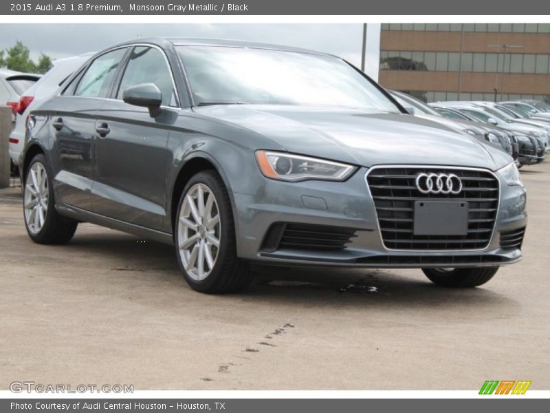 Monsoon Gray Metallic / Black 2015 Audi A3 1.8 Premium