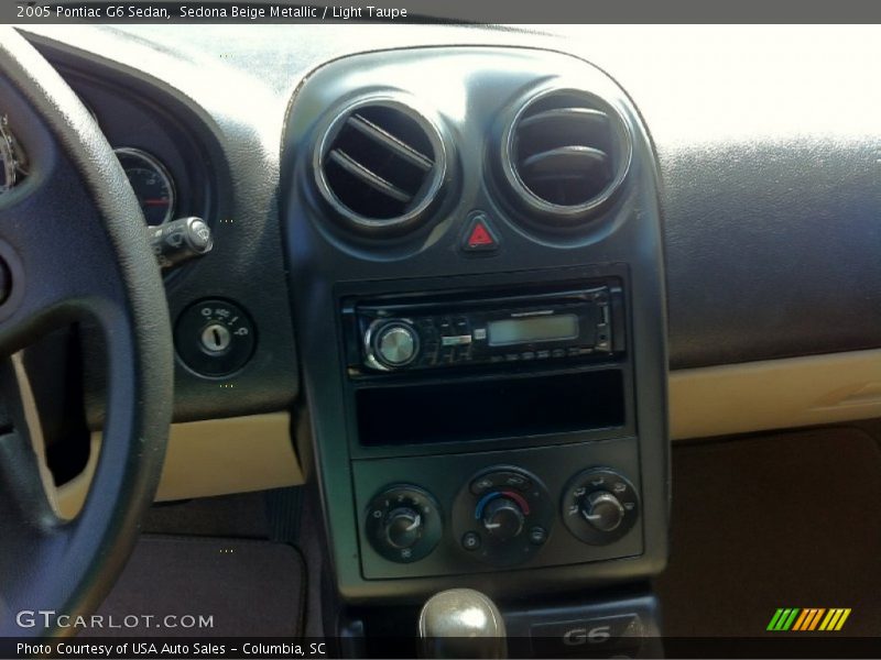 Sedona Beige Metallic / Light Taupe 2005 Pontiac G6 Sedan