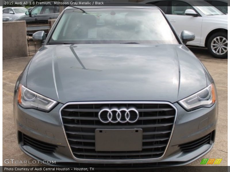 Monsoon Gray Metallic / Black 2015 Audi A3 1.8 Premium