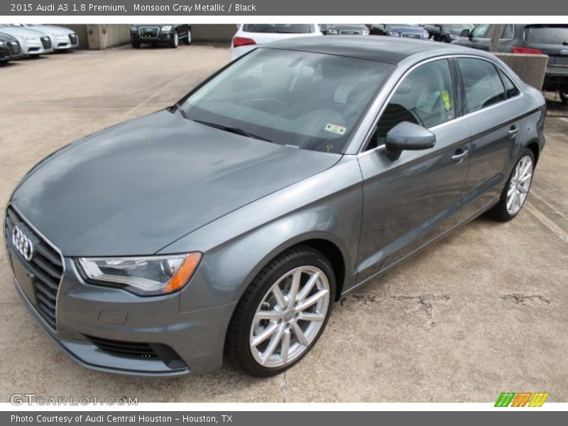 Monsoon Gray Metallic / Black 2015 Audi A3 1.8 Premium