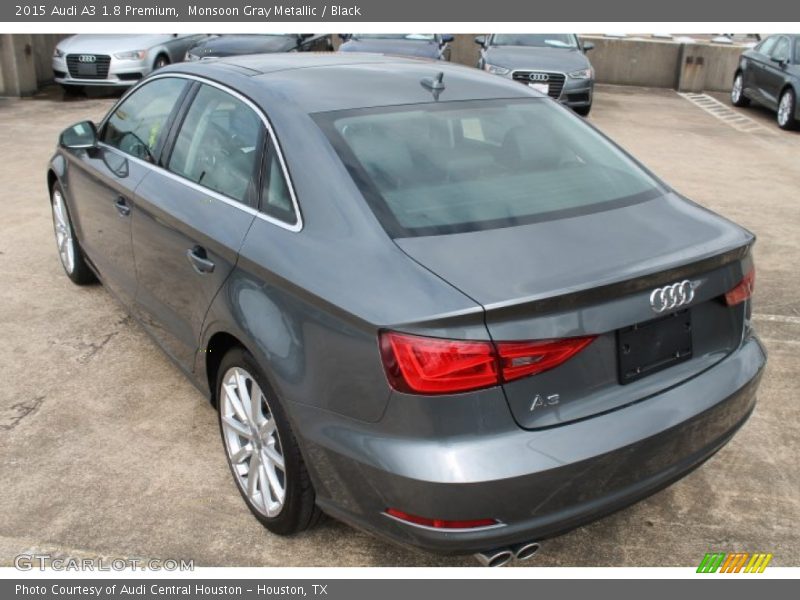 Monsoon Gray Metallic / Black 2015 Audi A3 1.8 Premium