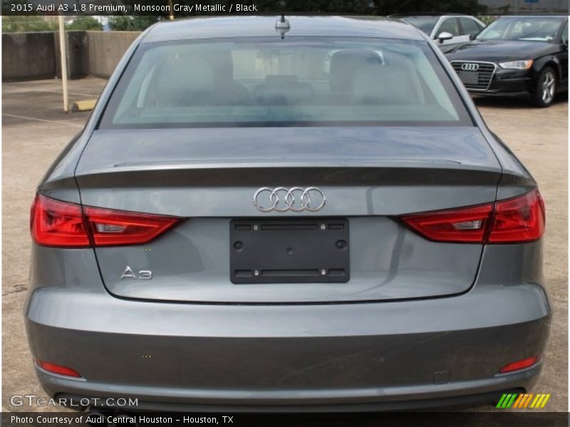 Monsoon Gray Metallic / Black 2015 Audi A3 1.8 Premium