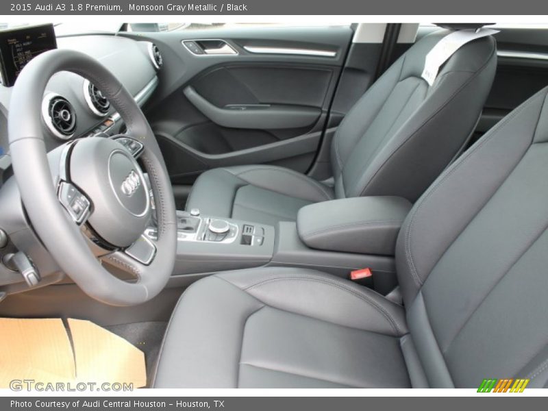 Monsoon Gray Metallic / Black 2015 Audi A3 1.8 Premium