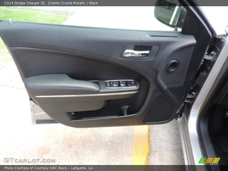 Granite Crystal Metallic / Black 2014 Dodge Charger SE