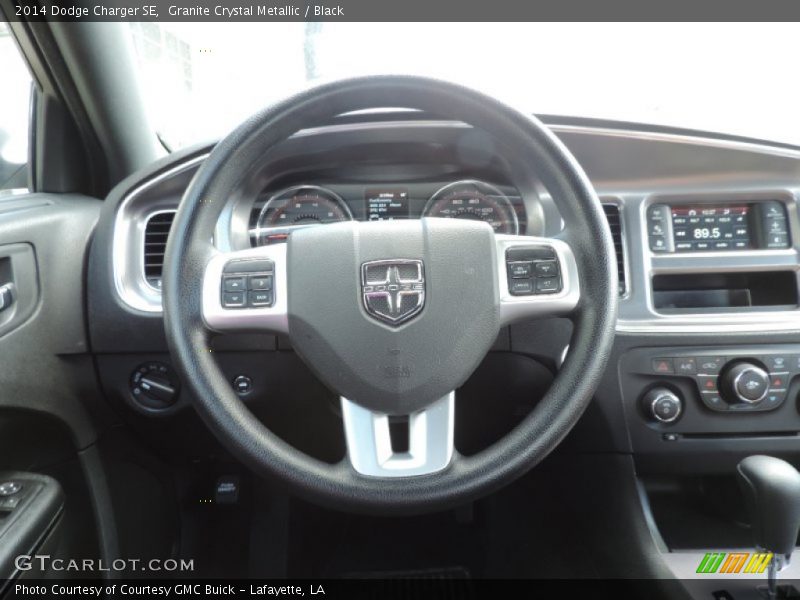 Granite Crystal Metallic / Black 2014 Dodge Charger SE